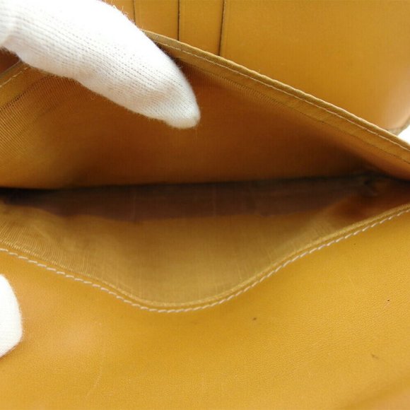 Authentic GUCCI wallet micro GG beige PVC �~ leather - Picture 8 of 9